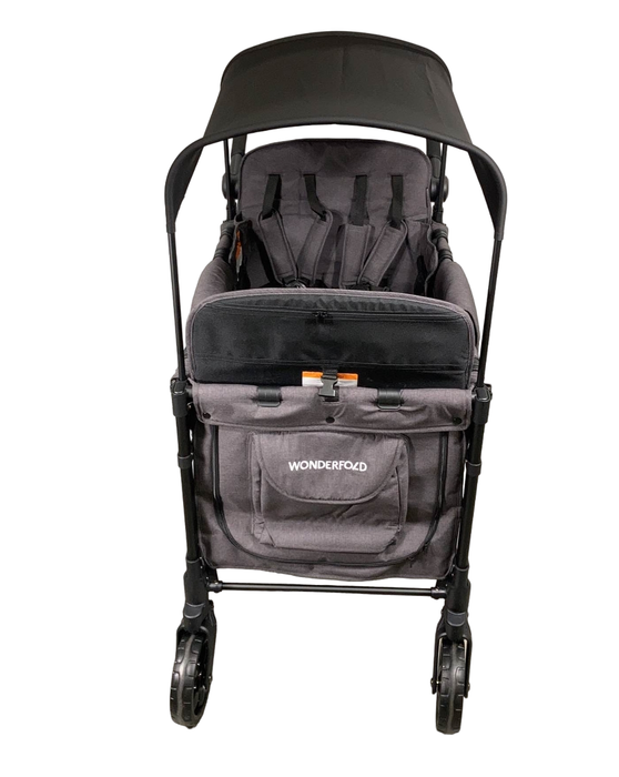 Wonderfold W4 Elite Stroller Wagon, 2023, Charcoal Gray