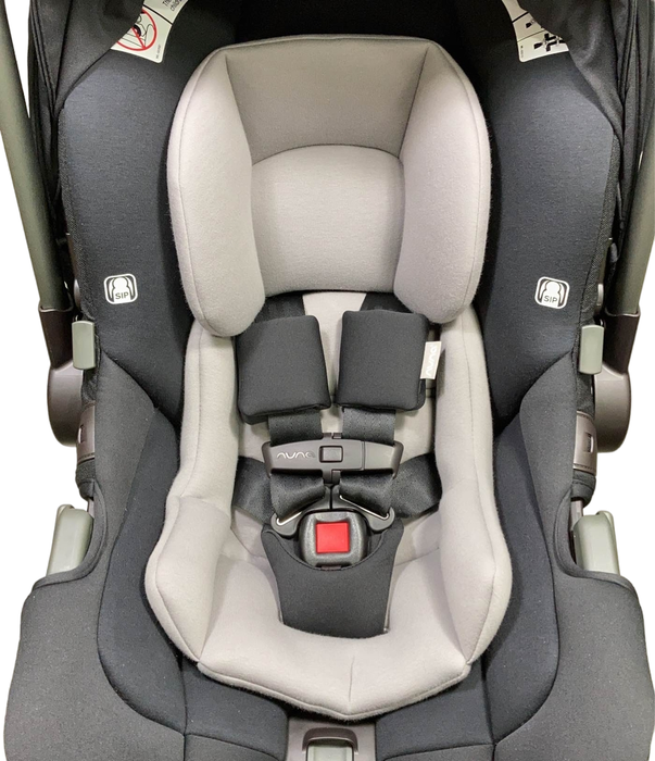 Nuna PIPA rx Infant Car Seat with RELX Base, 2023, Caviar