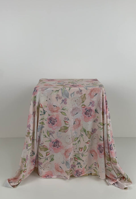 used Toby Swaddle Blanket, | Color: Pink Flowers