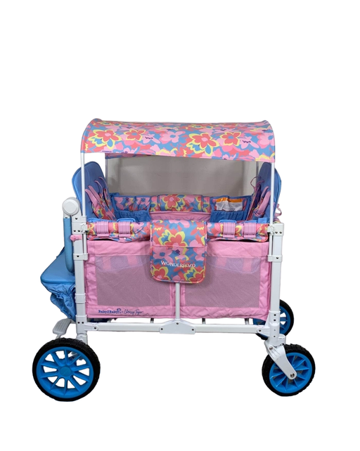 used Wonderfold W4 Luxe Quad Stroller Wagon, Petal Pop x Chrissy Teigen, 2023