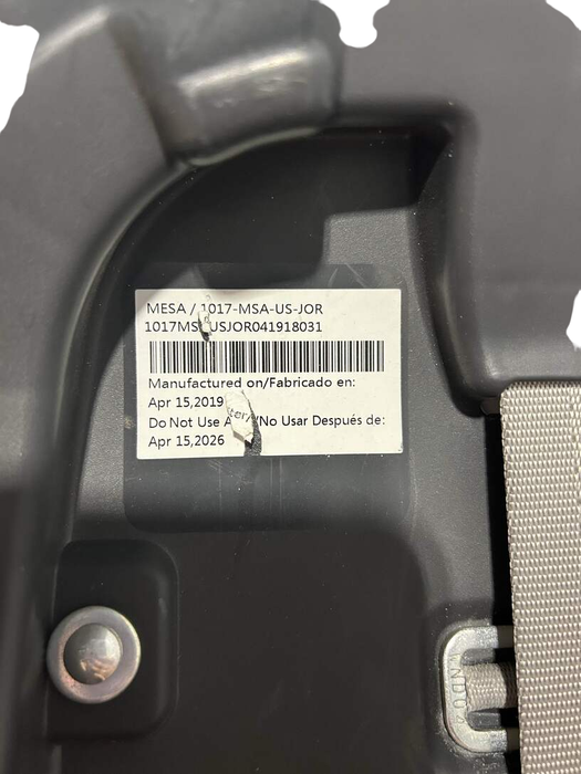 UPPAbaby MESA Infant Car Seat, 2019, Jordan (Charcoal Melange)