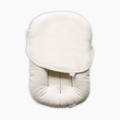 used Snuggle Me Organic Sensory Infant Lounger with Cover, Natural