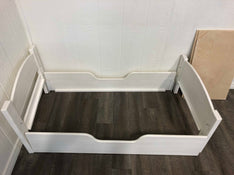 secondhand White Wooden Toddler Bed Frame