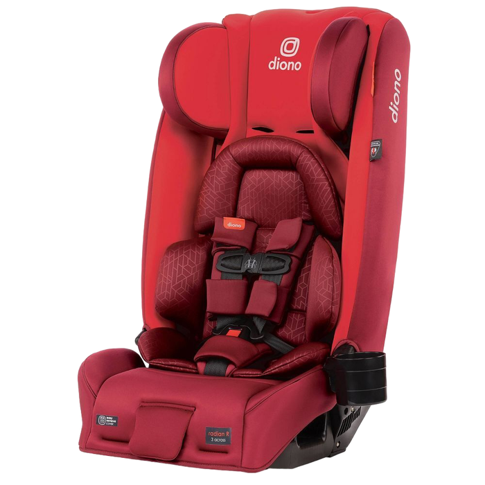 used Diono Radian 3RXT Convertible Car Seat, 2022, Red Cherry