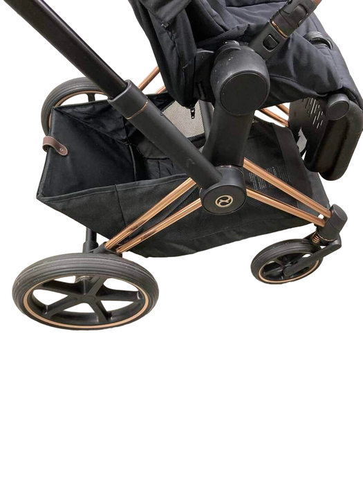 used Cybex PRIAM Stroller, Rosegold, Deep Black, 2022