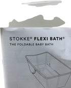 secondhand Stokke Flexi Bath Foldable Baby Bathtub, Transparent Green, Regular