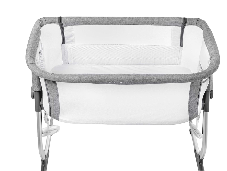 Baby Delight Beside Me Dreamer Bassinet & Bedside Sleeper, Charcoal Tweed