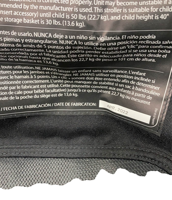 used UPPAbaby VISTA V2 Stroller, 2022, Greyson (Charcoal Melange)