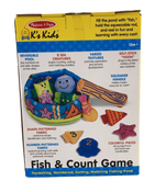 secondhand Melissa & Doug Fish & Count Learning Game