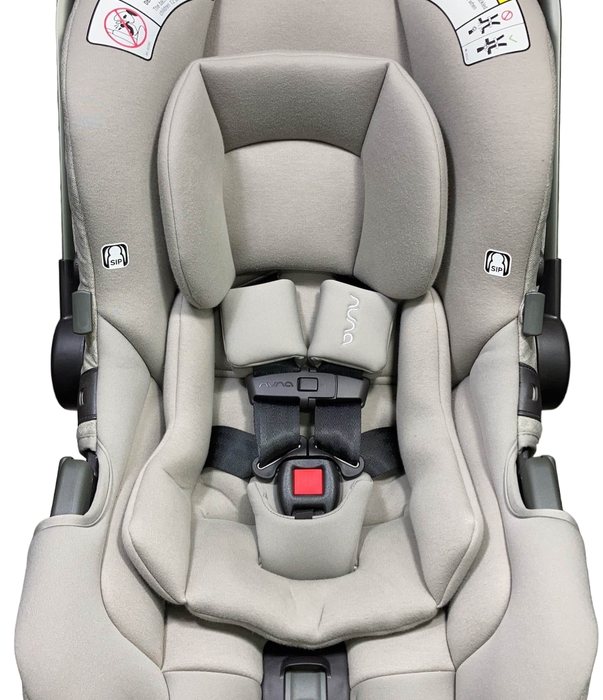 Nuna PIPA rx Infant Car Seat with RELX Base, 2022, Hazelwood