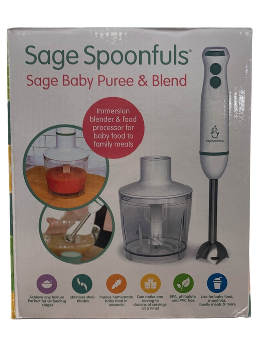 used Sage Spoonfuls Processor And Immersion Blender