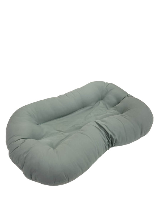 used Snuggle Me Organic Sensory Infant Lounger, Slate