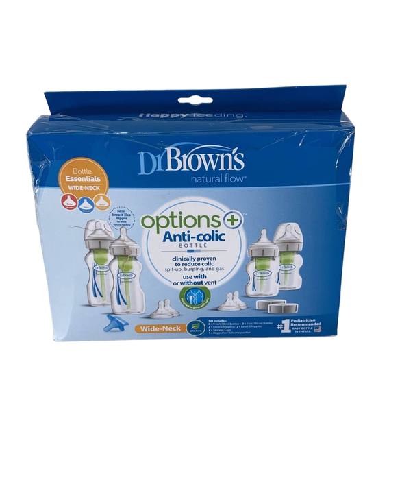 used Dr. Brown's Anti-colic Options+ Wide Nec Bottle Essentials Set