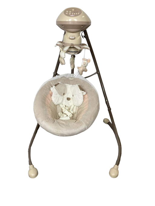 secondhand Fisher Price Cradle 'n Swing, My Little Snugabunny