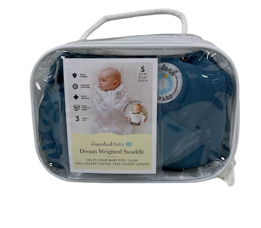 used Dreamland Weighted Swaddle, Ocean Blue