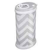 Ubbi Diaper Pail, Grey Chevron