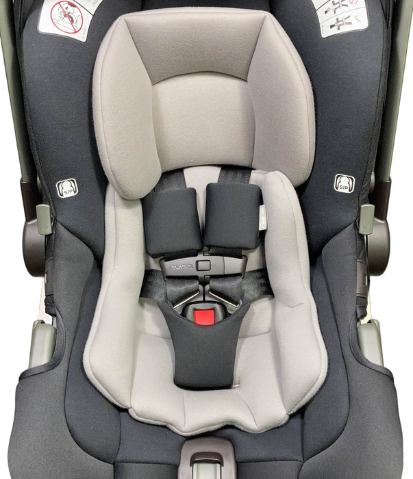 Nuna PIPA rx Infant Car Seat with RELX Base, 2023, Caviar