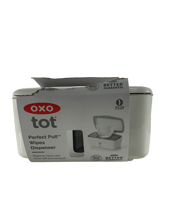 used OXO Tot Perfect Pull Wipes Dispenser, Grey