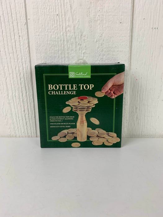 secondhand Traditional Wooden Games Bottle Top Challenge