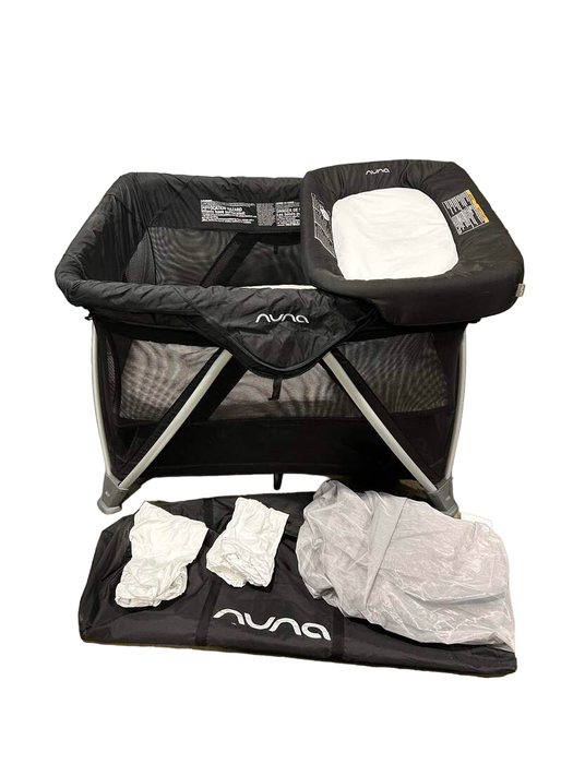 used Nuna Sena Aire with Changer, Black, and Insect Net