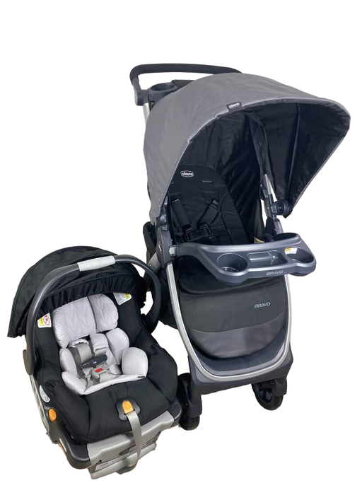 used Chicco Mini Bravo Sport Travel System, 2022, Carbon