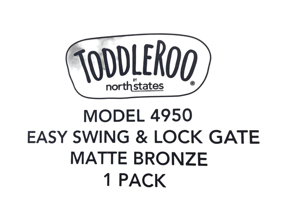 secondhand Toddleroo By North States Easy Swing & Lock Baby Gate