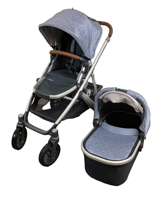 UPPAbaby VISTA Stroller, 2017, Gregory (Blue Melange)