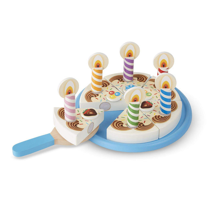 used Melissa & Doug Wooden Birthday Party Cake