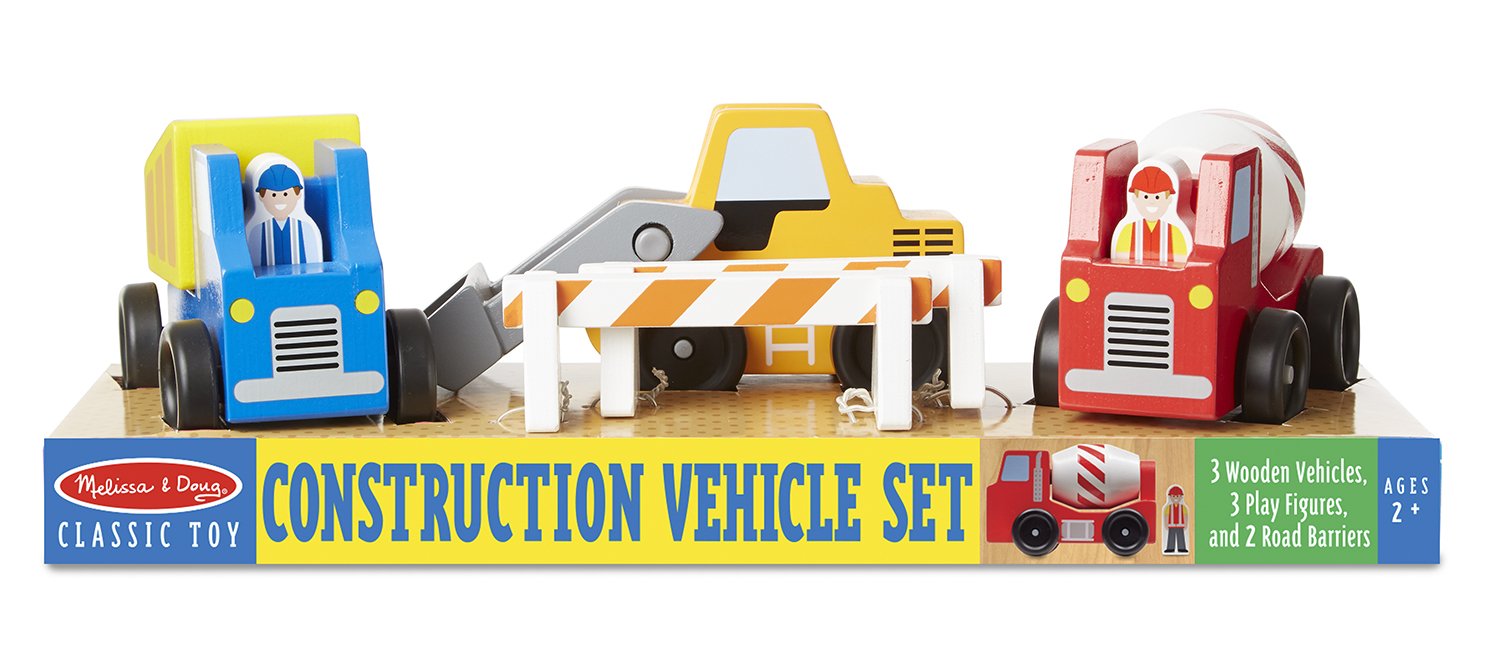 used Melissa & Doug Construction Vehicle Wooden Playset