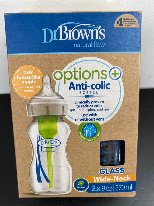 secondhand Dr. Brown’s Options+ Bottles, 2 pack 9oz