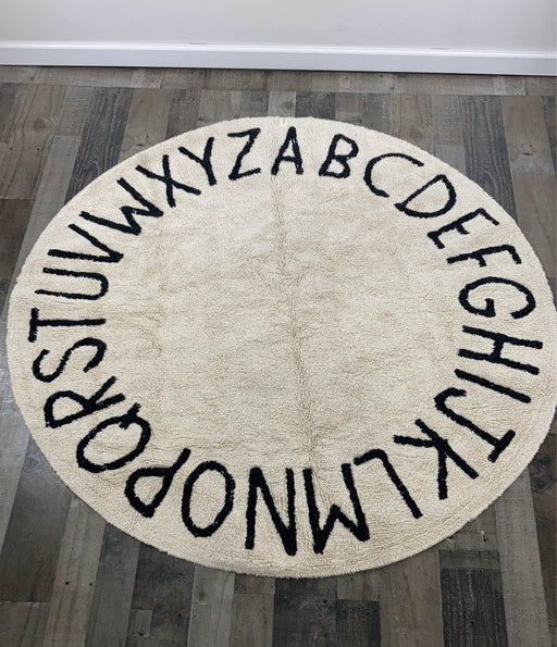 used Lorena Canals Round ABC Washable Rug