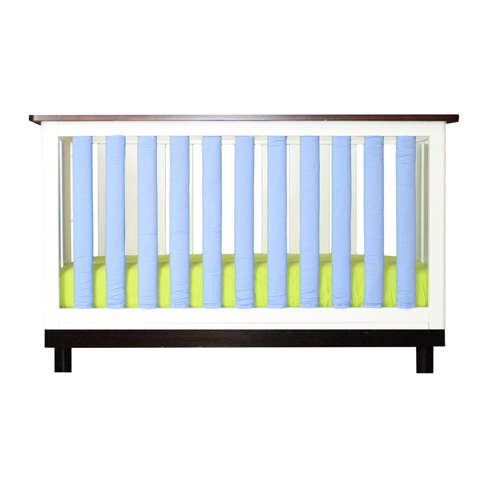 Go Mama Go Designs Vertical Crib Liners, Blue