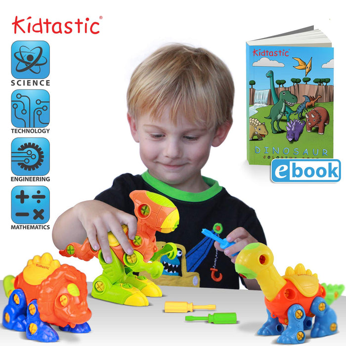 Kidtastic Dinosaur Construct And Play