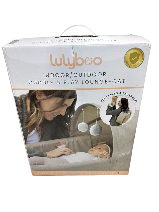 used Lulyboo Cuddle & Play Lounge, Oat