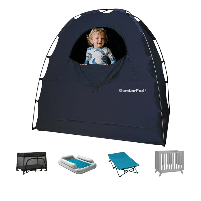 SlumberPod 3.0 Sleep Canopy with Fan, Navy