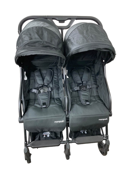 secondhand Mompush Lithe Double Stroller, Black, 2021