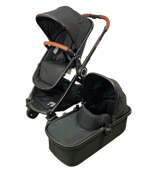 secondhand Mompush Ultimate 2 Baby Stroller, 2022, Black with Black Frame