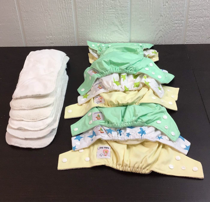 used BUNDLE Cloth Diapers, Kawaii Baby