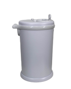 secondhand Ubbi Diaper Pail, Matte White