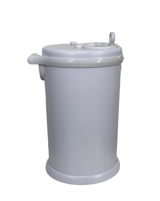 secondhand Ubbi Diaper Pail, Matte White