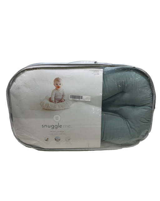 used Snuggle Me Organic Sensory Infant Lounger, Slate