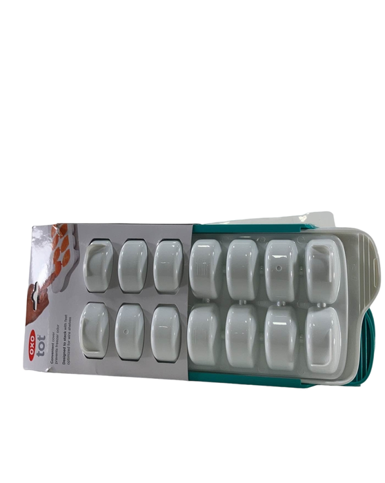 secondhand OXO Tot Freezer Tray Set, Teal