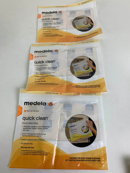 used Medela Quick Clean Micro Steam Bags