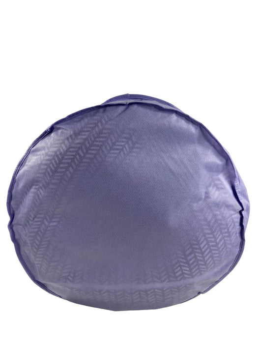 used Boppy Nursing and Infant Support Pillow, Blue Harringbone