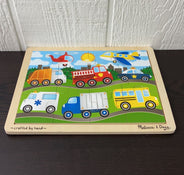 used Melissa & Doug 12-Piece Wooden Jigsaw Puzzle