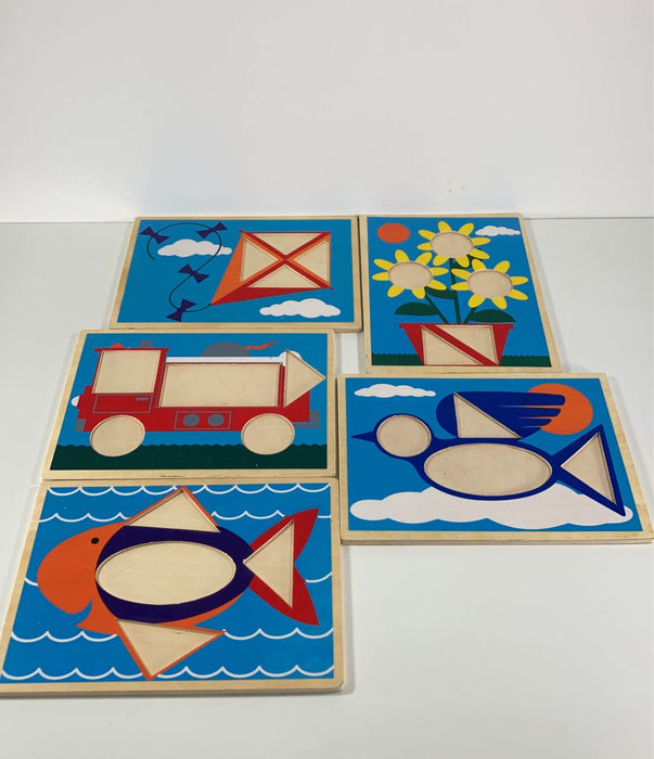 secondhand BUNDLE Wooden Puzzles