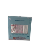 secondhand Aden + Anais Essentials Easy Wrap Swaddle, 3 Pack, 0-3 Months, Arts and Crasfts Minky