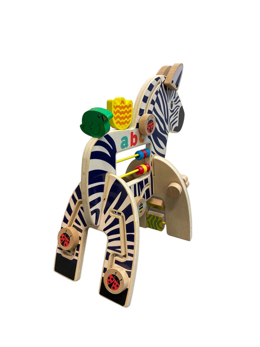 secondhand Manhattan Toy Safari Zebra Wooden Toddler Activity Toy