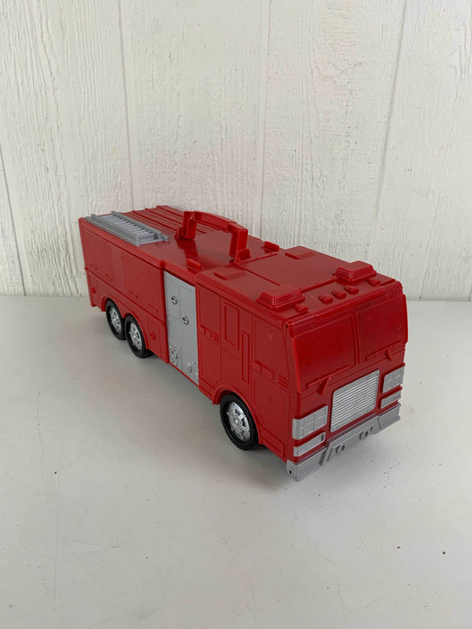 secondhand Motormax Take Along Fire Station Play Set Carry Case