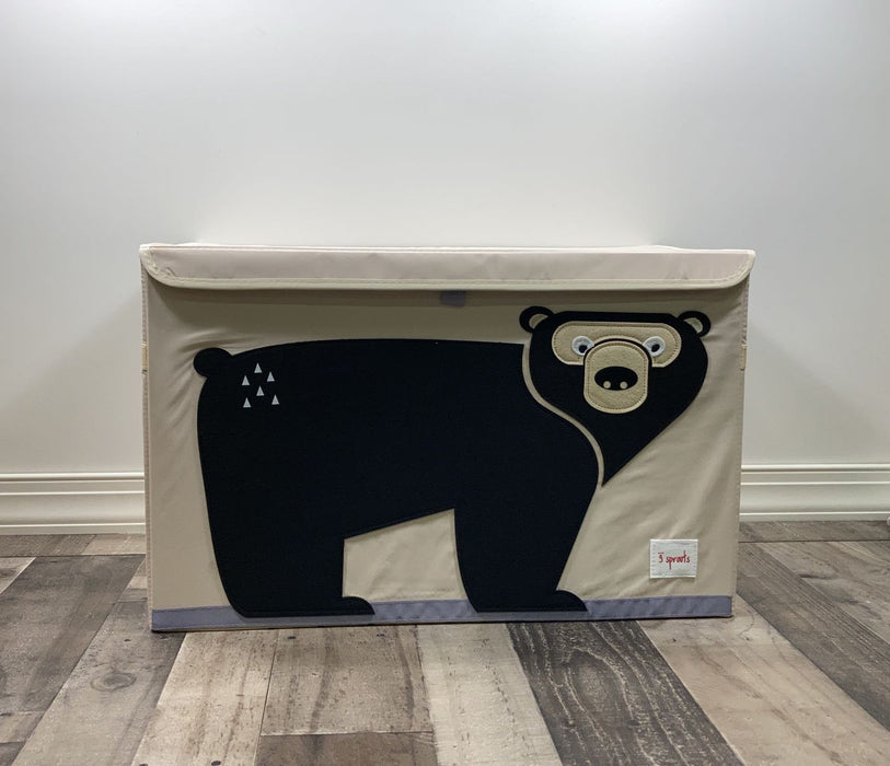 secondhand 3 Sprouts Toy Chest, - Bear